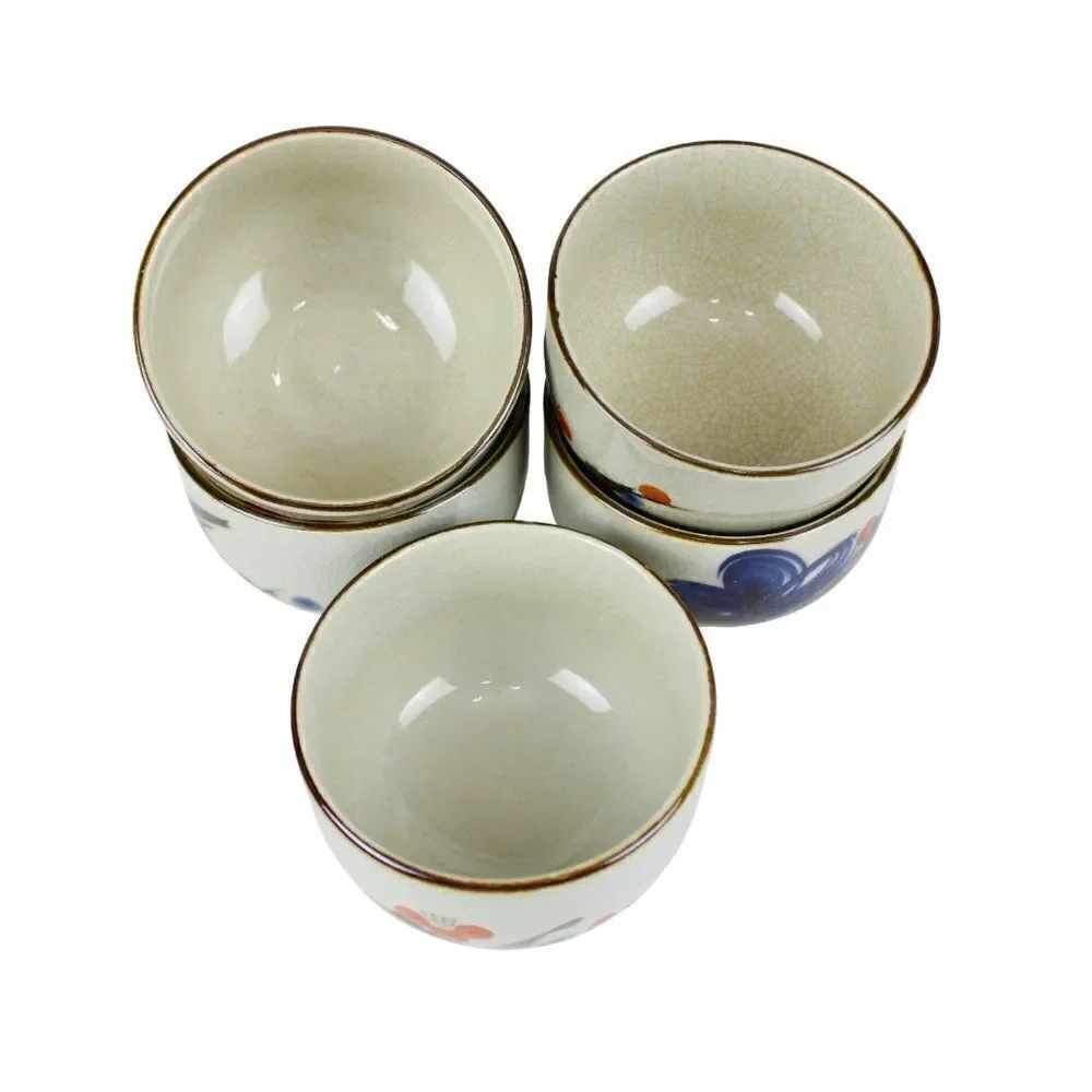 Japanese Tea Set Otagiri Traditional Mid Century Modern Vintage 70s or 80s